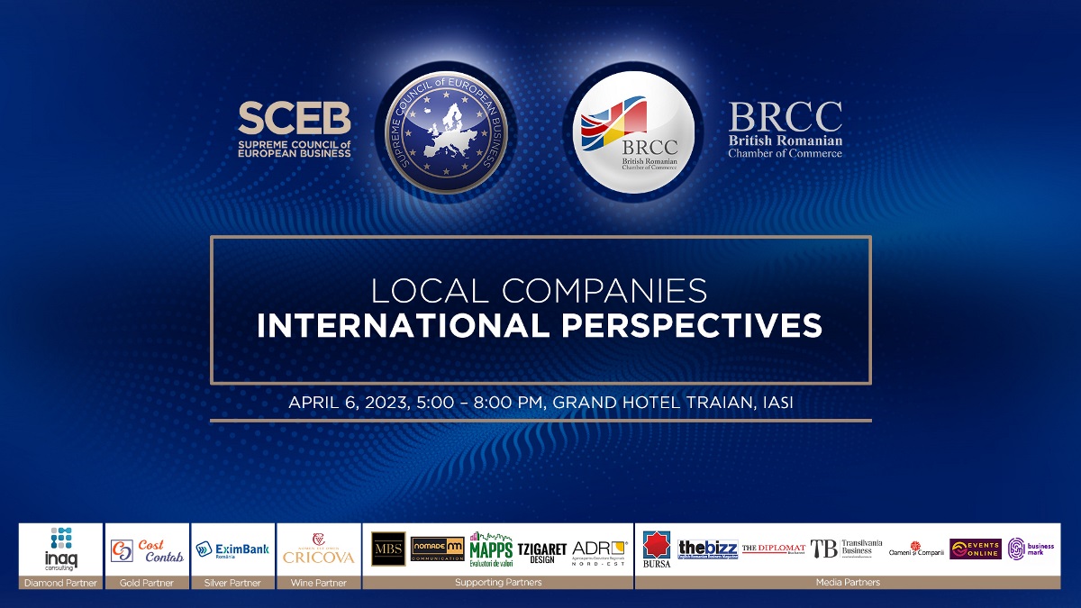Eveniment dedicat comunității de afaceri din Moldova – 6 aprilie 2023, Iași