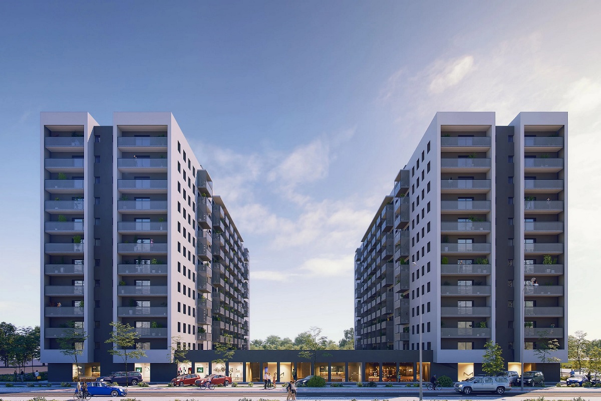 Hercesa Romania starts construction works on the second building of Phase 1 of Stellaris Residencias