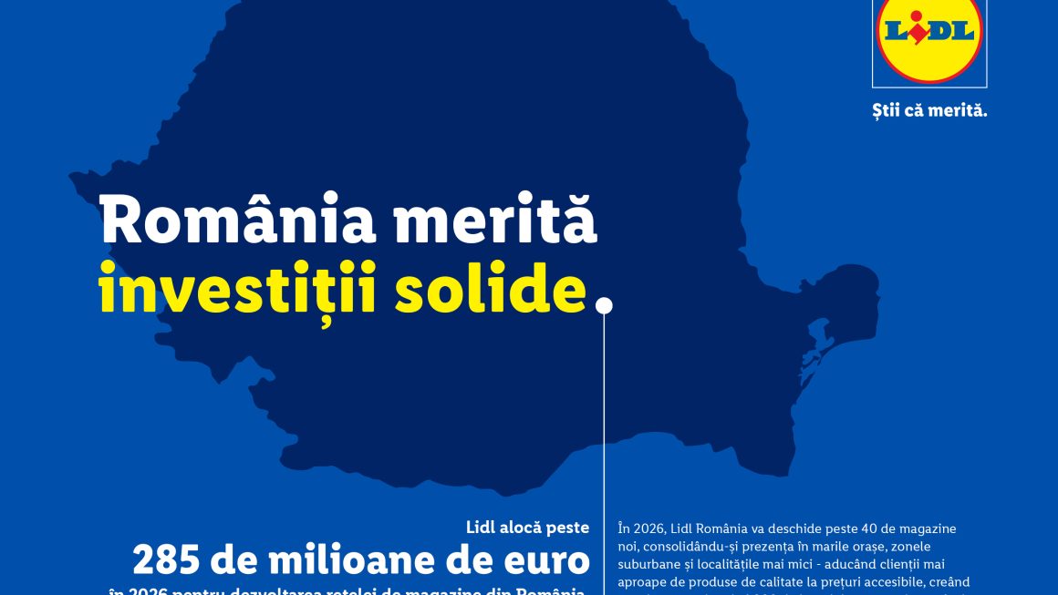 Lidl accelerates its expansion in Romania with a budget of over €285 million in 2026